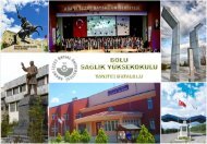 Bolu Sağlık Yüksekokulu Tanıtım Kataloğu Türkçe