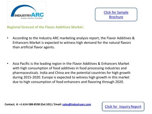 Flavor Additives  Market