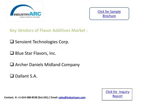 Flavor Additives  Market