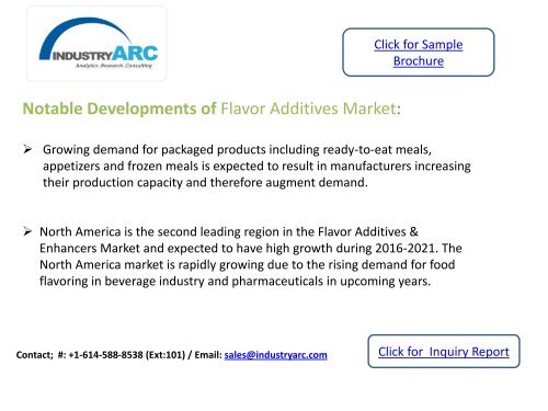 Flavor Additives Market: Asia Pacific is the largest and fastest growing region through 2021 - IndustryARC