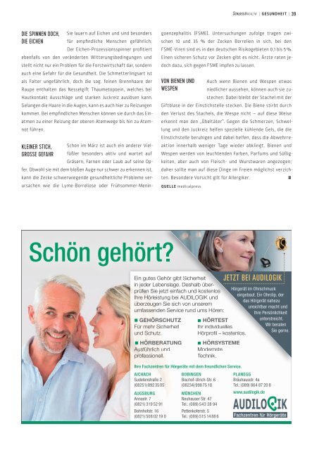 SchlossMagazin Fuenfseenland Juli 2016