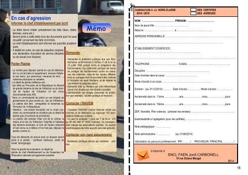 SNCL  bulletin rentrée 7000 exemplaires