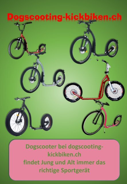 Dogscooting-Kickbiken.ch neu