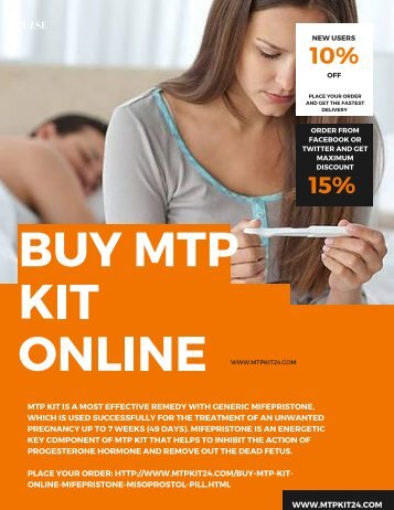 Place your Order for MTP KIT at nominal price