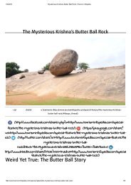 Mysterious Krishna’s Butter Ball Rock _ Tourism Infopedia