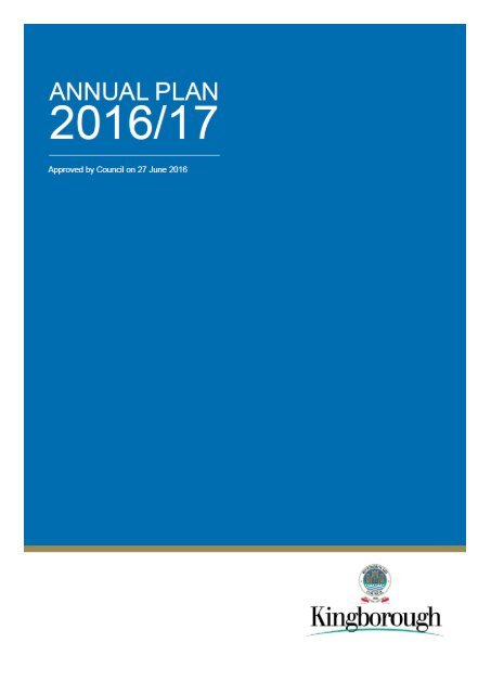 Annual Plan 2016-17 - Approved by Council 27 June 2016