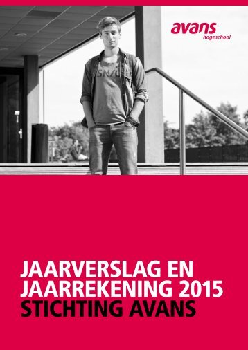 jaarverslag en jaarrekening 2015 stichting avans