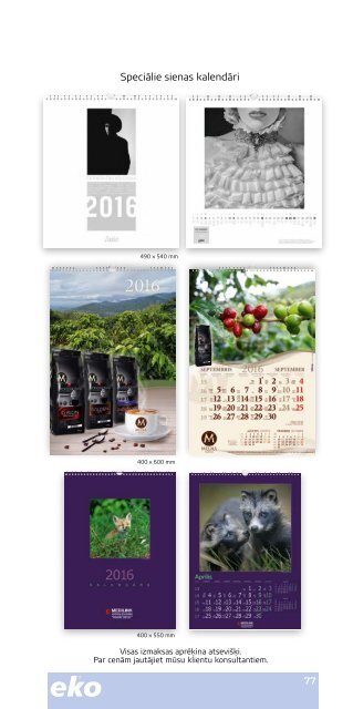 Kalendari 2017 BALTA eko