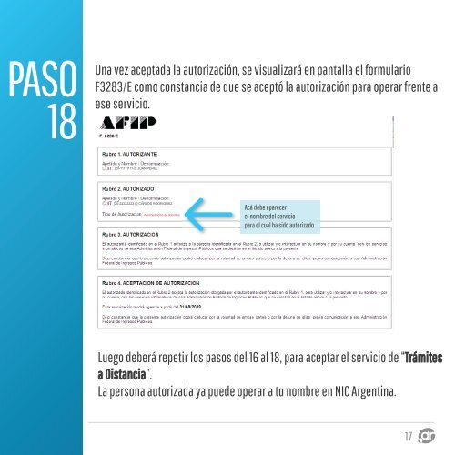 GENERAR NUEVA RELACIÓN EN AFIP PARA ADMINISTRAR DOMINIOS