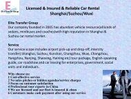 Shanghai Airport Transfer to Different Cities-Book Online