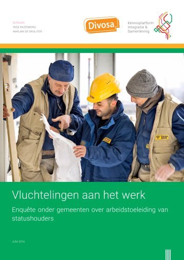 Vluchtelingen aan het werk