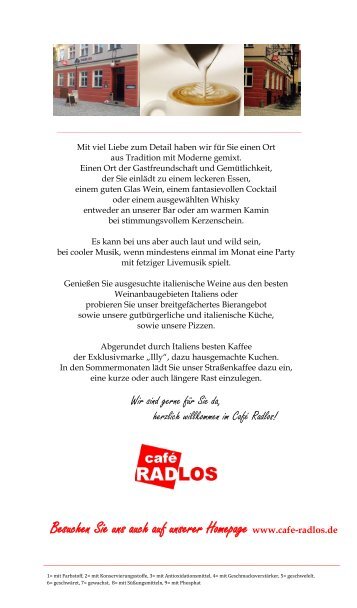 speisekarte ultima drucken