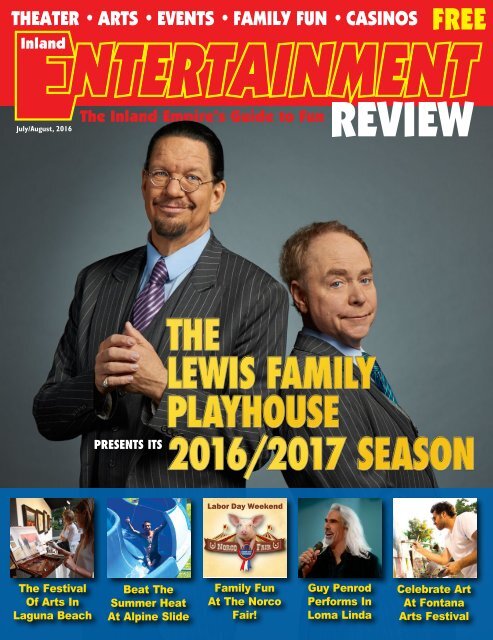 Inland Entertainment Review, July/August, 2016