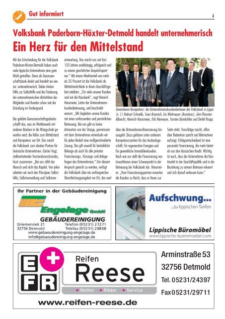 KH-Magazin - Kreishandwerkerschaft Lippe