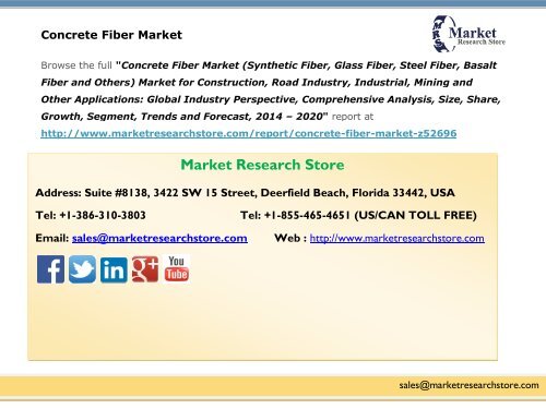 Concrete Fiber Market