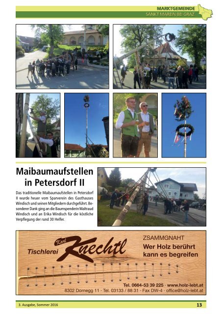 Gemeindezeitung St.Marein 01/2016
