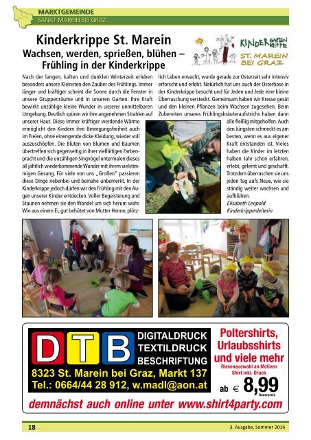 Gemeindezeitung St.Marein 01/2016