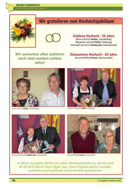 Gemeindezeitung St.Marein 01/2016