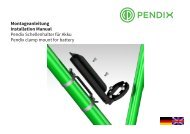 Montageanleitung- Schellenhalter- für Pendix