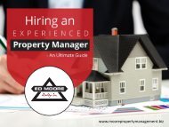 Why to Hire an Experienced Property Manager - Read Now!