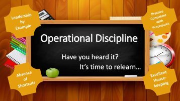 Operational Discipline