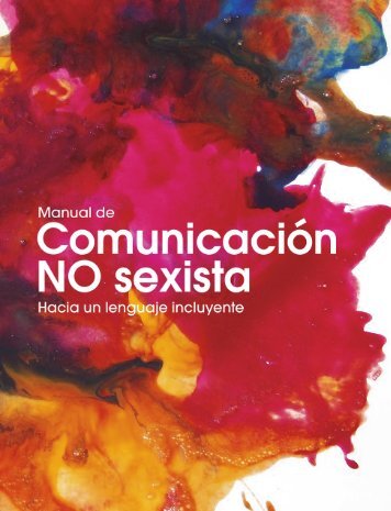 MANUAL DE COMUNICACIÓN NO SEXISTA