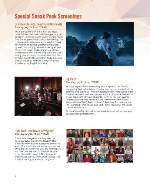 2016 Prescott Film Festival Booklet