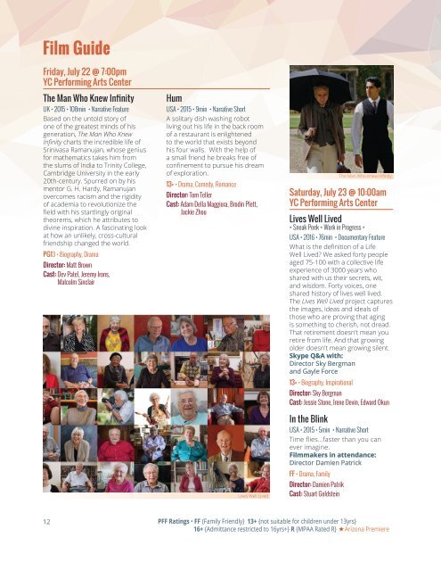 2016 Prescott Film Festival Booklet