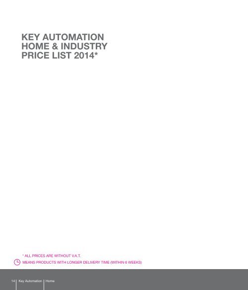 Catalog Key Automation | 2014 