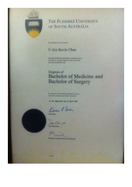 1996 The Flinders University Of South Australia 1996 The Flinders University Of South Australia