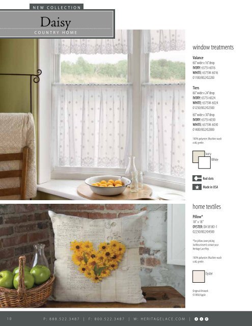Heritage Lace Home Catalog