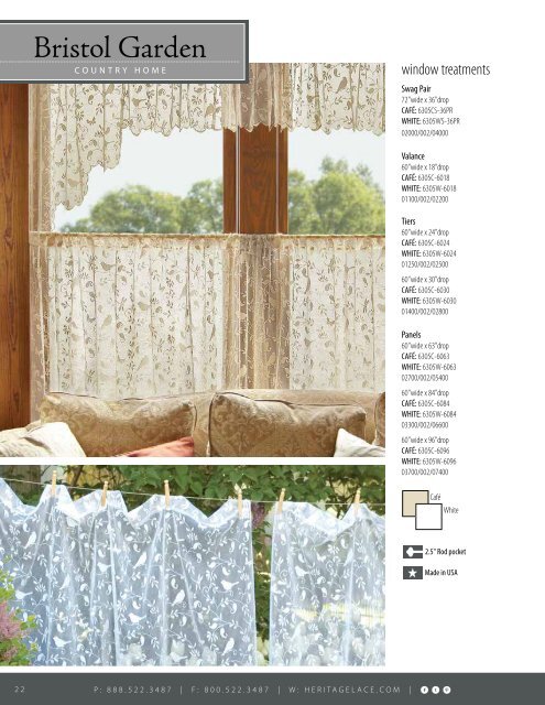 Heritage Lace Home Catalog