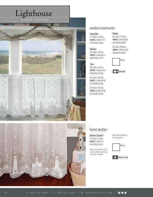 Heritage Lace Home Catalog