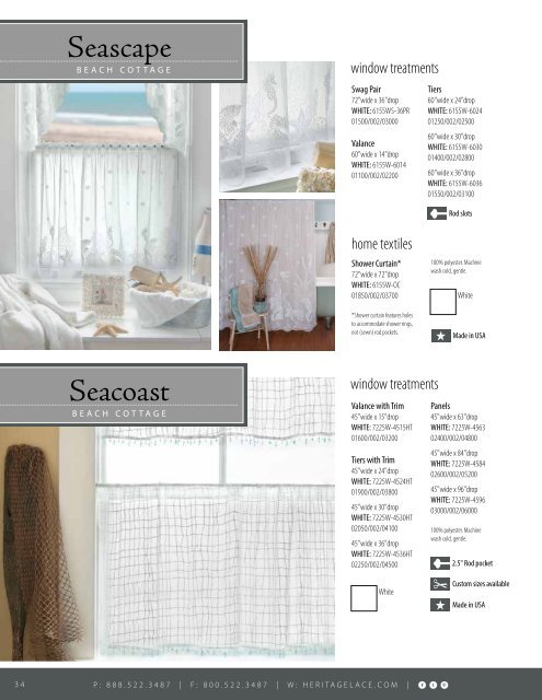 Heritage Lace Home Catalog