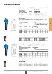 Vorfilter / Mikrofilter / Aktivkohlefilter