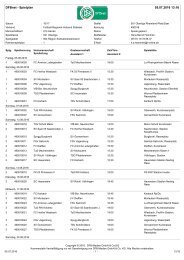 Oberliga Hinrunde: 2016/2017