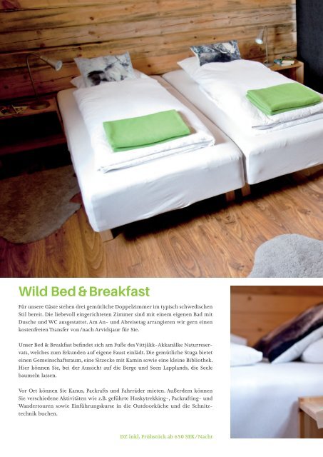 Sommerabenteuer im Wild Bed & Breakfast
