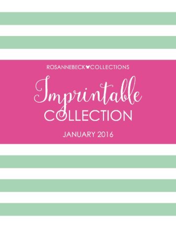 Roseanne Beck January Imprintables 2016