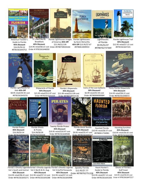 Sunburst Books Florida Best Sellers May 2016