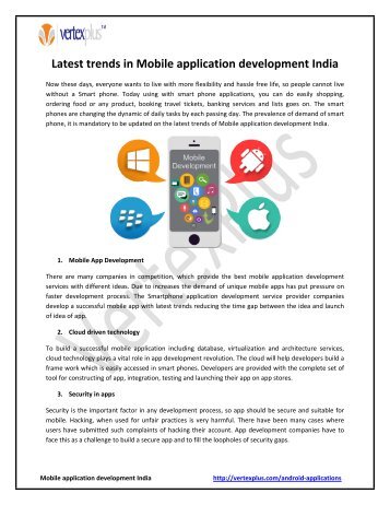 mobile application development India