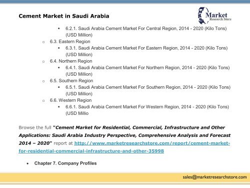Cement Market in Saudi Arabia