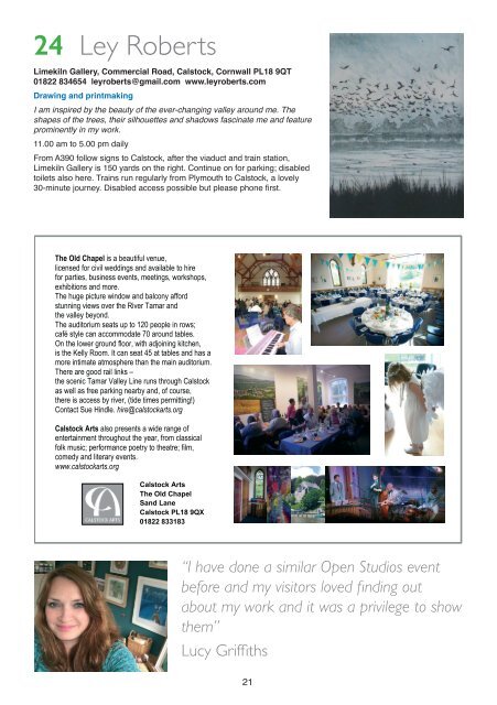 Drawn to the Valley Open Studios 2016