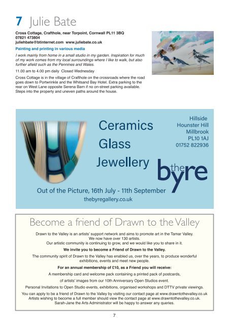 Drawn to the Valley Open Studios 2016