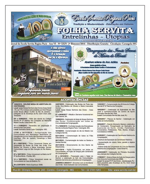 FolhaServita - 2Bimestre 2016