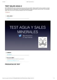 TEST SALES AGUA 2 - Formularios de Google RESOL
