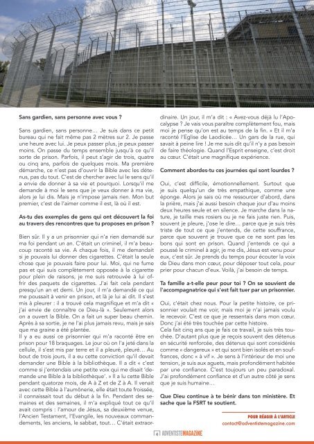 Adventiste-Magazine > Juillet / Août 2016