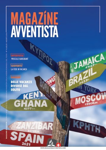Magazine Avventista > Luglio / Agosto 2016