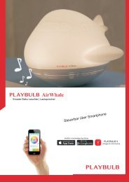 MiPow Playbulb AirWhale Verkaufsblatt