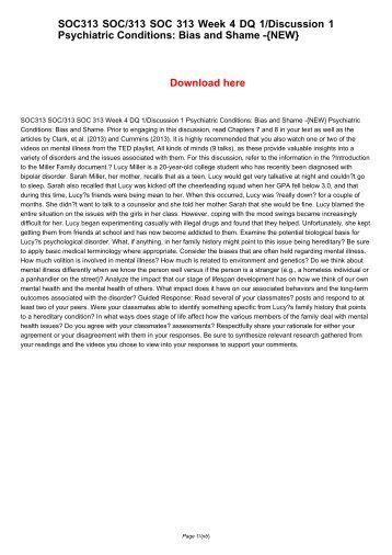soc 313 final paper Issuu is a digital publishing platform that makes it simple to publish magazines, catalogs, newspapers, books, and more online easily share your publications and get. soc 313 final paper Issuu is a digital publishing platform that makes it simple to publish magazines, catalogs, newspapers, books, and more online easily share your publications and get.
