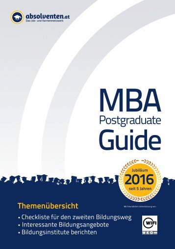 MBA KarriereGuide 2016